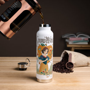 Snow White Vintage Decorative Graphic Water Bottle