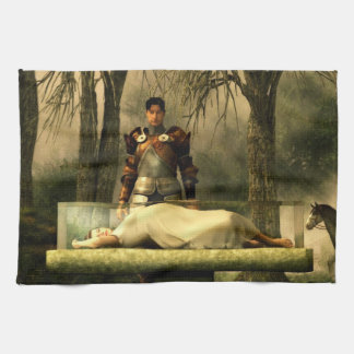 Snow White's Glass Coffin Kitchen Towel