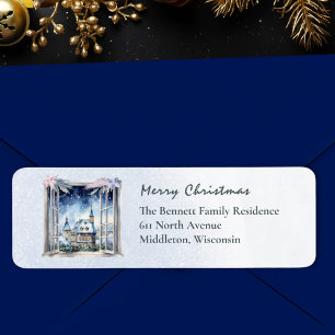 Snow Winter Scène Vacances Accents Noël Retour