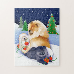 SNOWBABIES Chow 2020 Puzzle de vacances