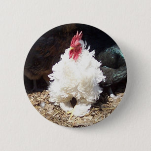 Snowball 2 Inch Round Button