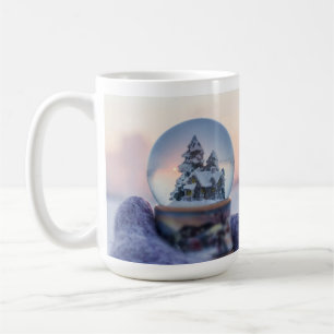 Snowball Christmas tree winter snowfall Coffee Mug