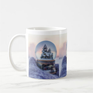 Snowball Christmas tree winter snowfall Coffee Mug