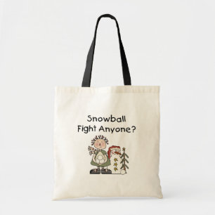 Snowball Fight Tshirts and Gifts Tote Bag
