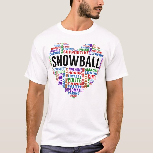 SNOWBALL Legend Heart T-Shirt (Front)