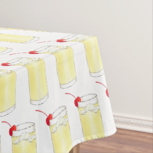 Snowball Snow Ball British Christmas Cocktail  Tablecloth