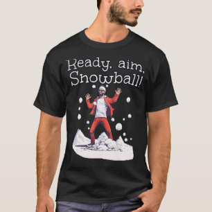 Snowballer Tracksuit ready for aim with Snowballs T-Shirt