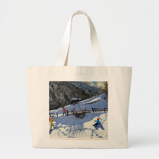 Snowballers Zermatt Large Tote Bag (Front)