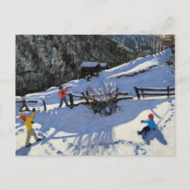 Snowballers Zermatt Postcard (Front)