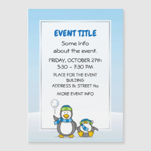 Snowballing penguins