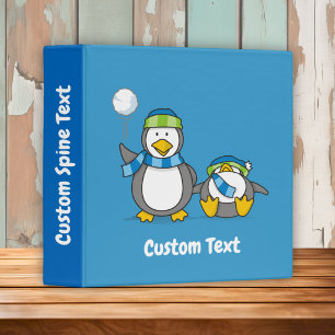 Snowballing penguins binder