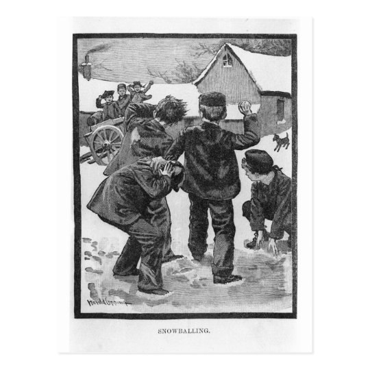 Snowballing! Postcard