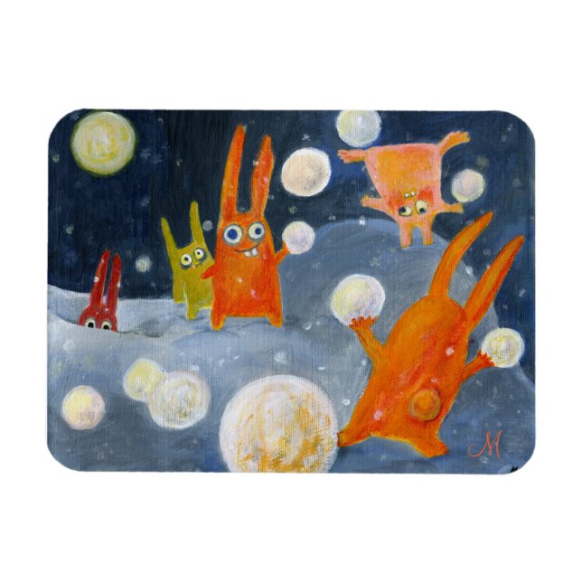 snowballs magnet (Horizontal)