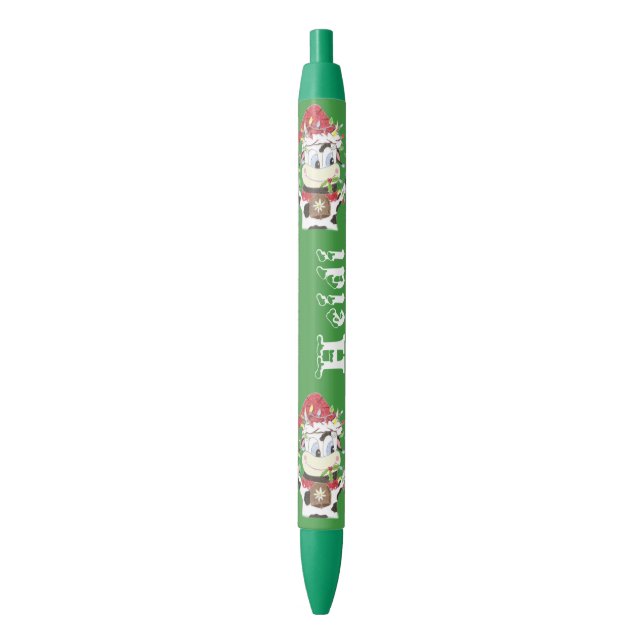 Snowbell personalized Xmas pen (Front Vertical)