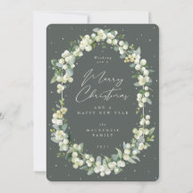 Snowberry+Eucalyptus Botanical Frame Christmas
