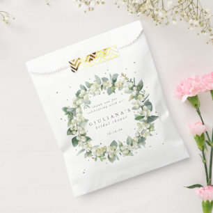Snowberry+Eucalyptus Winter Bridal Shower Favour Bag