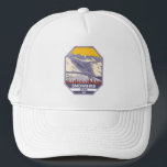 Snowbird Ski Area Winter Utah Trucker Hat<br><div class="desc">Snowbird Winter art design showcasing the winter landscape.</div>