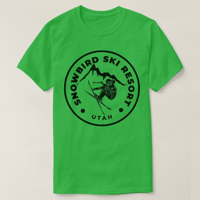 Snowbird Ski Resort T-Shirt (Design Front)