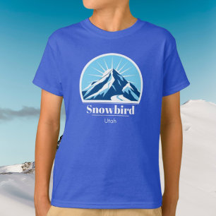 Snowbird Utah ski vacation clothing apparel kids T-Shirt