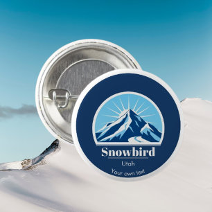 Snowbird Utah USA gift souvenir 1 Inch Round Button