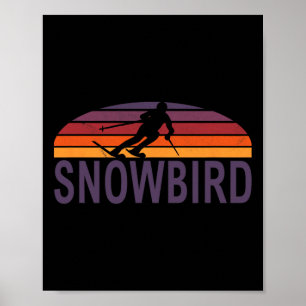 Snowbird Utah Usa Ski Resort Snowboarding 1  Poster