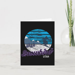 Snowbird Utah Usa Ski Resort Snowboarding  Card
