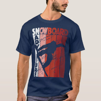 Snowboard Adventure Retro Snowboarding  T-Shirt