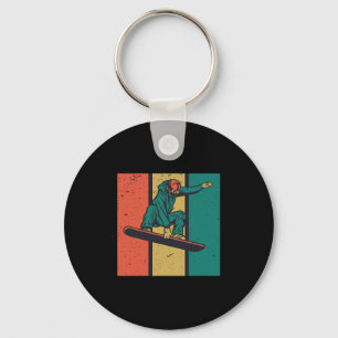 Snowboard Apparel Snowboarding For Winter Sports L Keychain