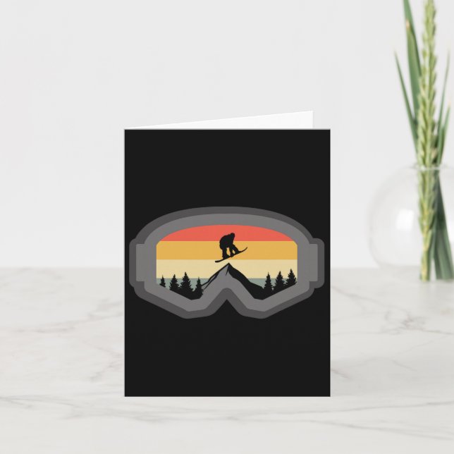 Snowboard Apparel - Snowboarding Snowboarder Snowb Card (Front)