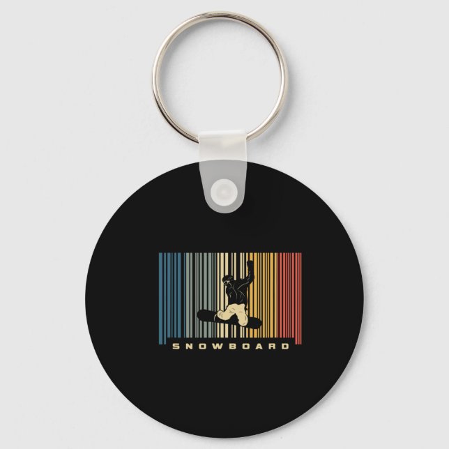 Snowboard Apparel - Snowboarding Snowboarder Snowb Keychain (Front)