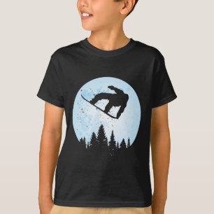 Snowboard Bigfoot Ski Funny Sasquatch Skiing  T-Shirt