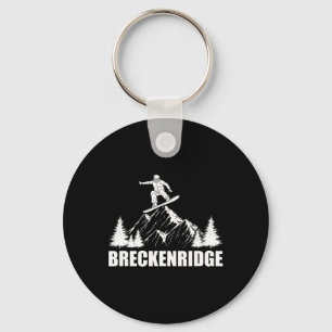Snowboard Breckenridge Colorado Snowboarding  Keychain