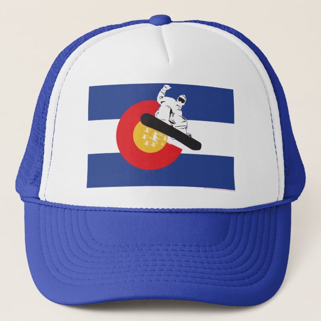 Snowboard Colorado Trucker Hat (Front)