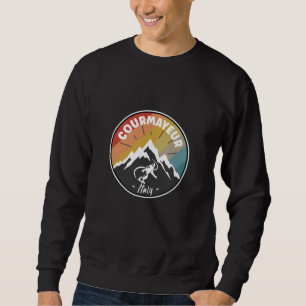 Snowboard Courmayeur Italy Sweatshirt