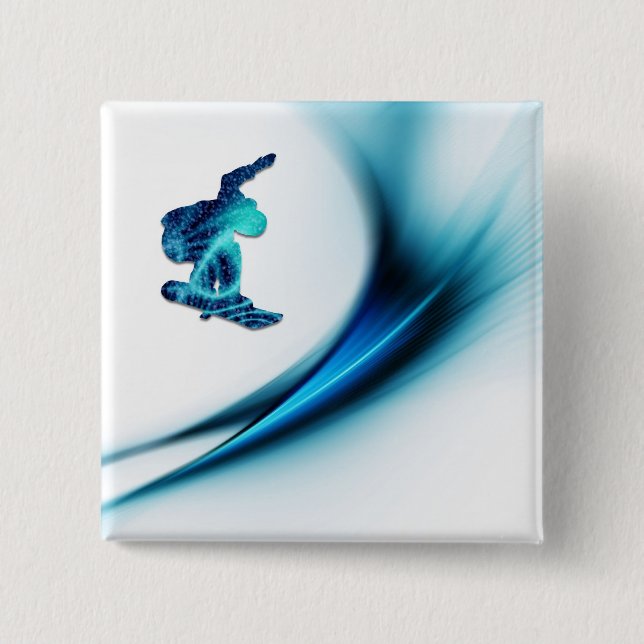 Snowboard Design Square Pin (Front)