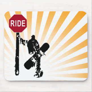snowboard... directions? mouse pad