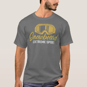 Snowboard Etreme Sport Ski Cool Adventure Gift T-Shirt