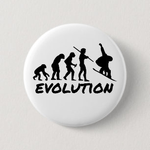 Snowboard Evolution 2 Inch Round Button