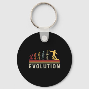 Snowboard Evolution Freestyle Snowboarding Winter  Keychain