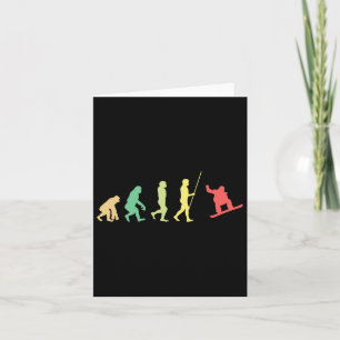 Snowboard Evolution Snowboarder Winter Snowboardin Card