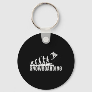 Snowboard Freestyle Snowboarders I Snowboarding Ev Keychain