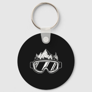 Snowboard Goggles - Wintersports Competition Snowb Keychain