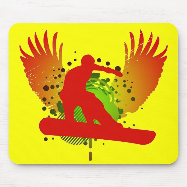 snowboard. hi-fi. mouse pad (Front)