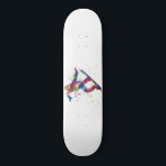 Snowboard in watercolor skateboard<br><div class="desc">Sports illustrations with vibrant colors and an exceptional finish</div>