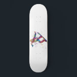 Snowboard in watercolor skateboard<br><div class="desc">Sports illustrations with vibrant colors and an exceptional finish</div>
