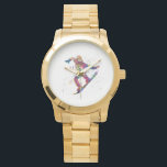 Snowboard in watercolor watch<br><div class="desc">Sports illustrations with vibrant colors and an exceptional finish</div>
