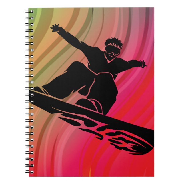 Snowboard Jump Notebook (Front)