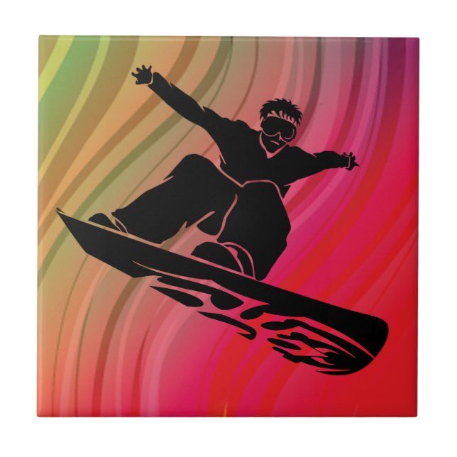 Snowboard Jump Tile (Front)