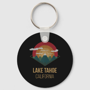 Snowboard Lake Tahoe California Winter Mountain Gi Keychain