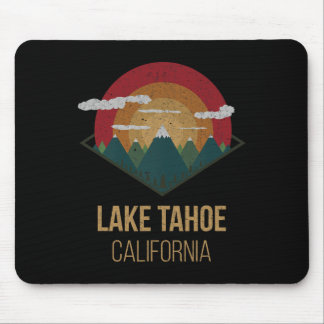 Snowboard Lake Tahoe California Winter Mountain Gi Mouse Pad